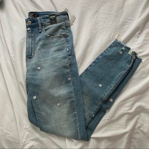 abercrombie high rise jeans
